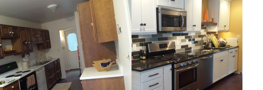 kitchen before and after renovations